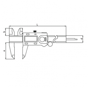ASİMETO Dijital Kumpas 0-300mm